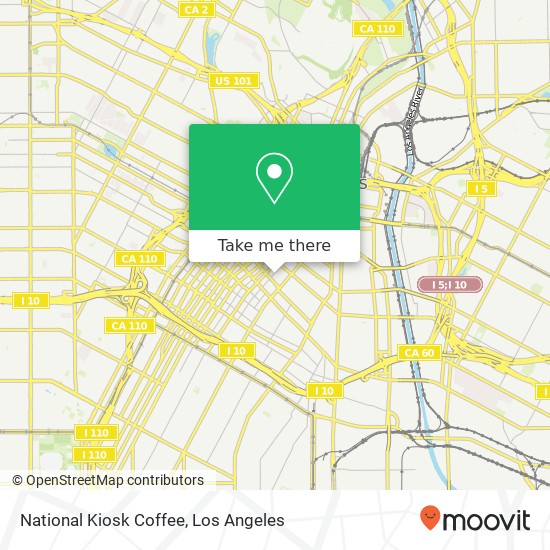 National Kiosk Coffee map