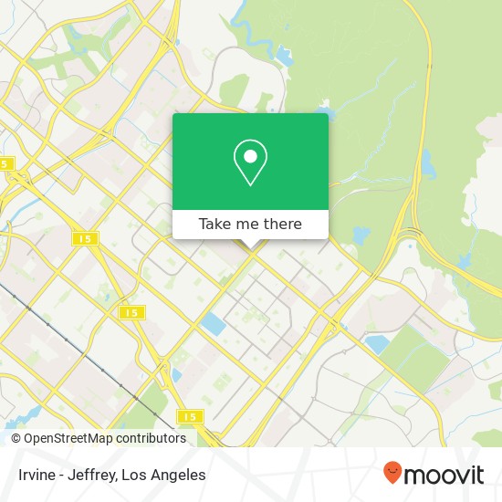 Mapa de Irvine - Jeffrey