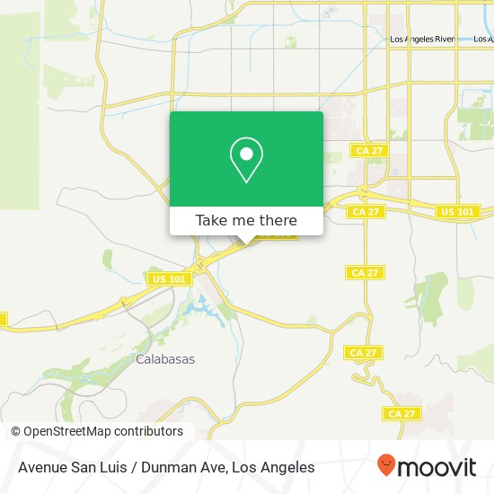 Avenue San Luis / Dunman Ave map