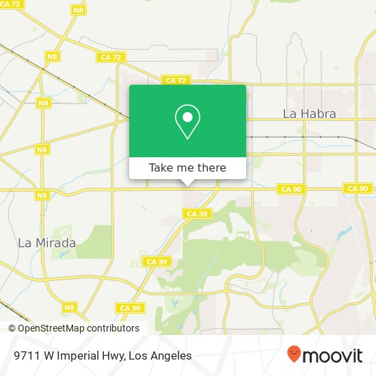 9711 W Imperial Hwy map