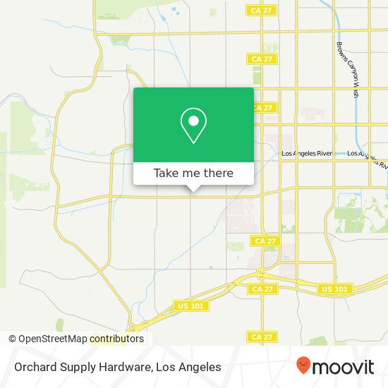 Mapa de Orchard Supply Hardware