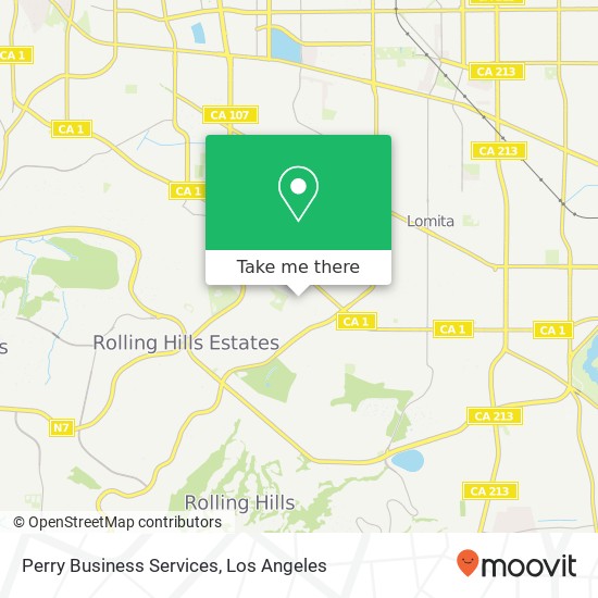 Perry Business Services map