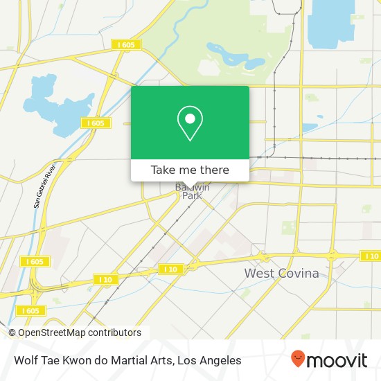 Wolf Tae Kwon do Martial Arts map