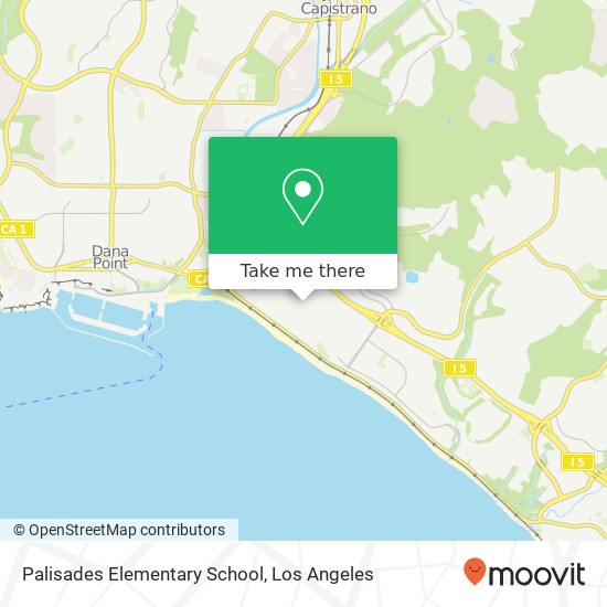 Palisades Elementary School map