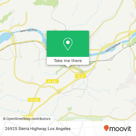 Mapa de 26925 Sierra Highway