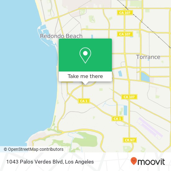 1043 Palos Verdes Blvd map