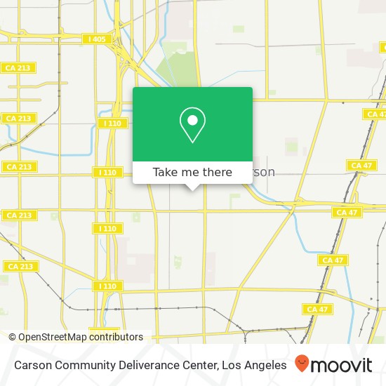 Carson Community Deliverance Center map