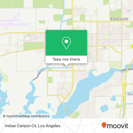 Mapa de Indian Canyon Cir