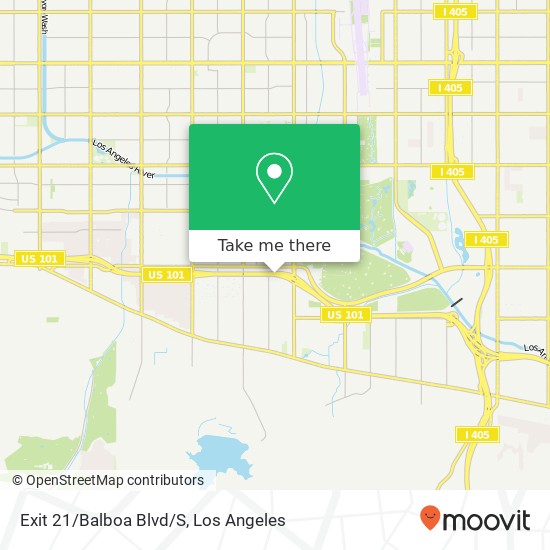 Exit 21/Balboa Blvd/S map