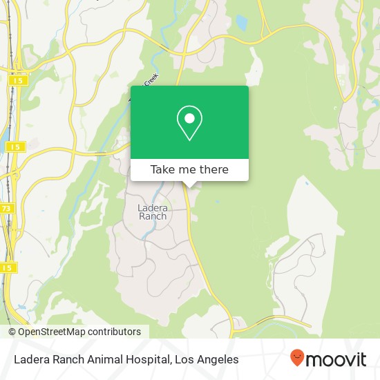 Mapa de Ladera Ranch Animal Hospital