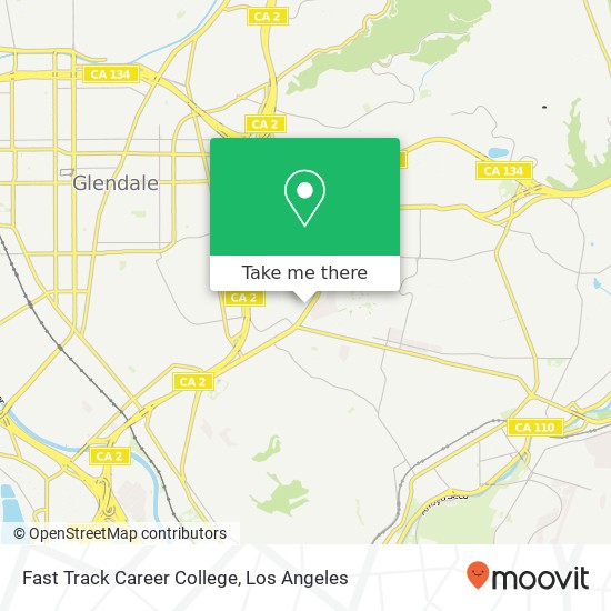 Mapa de Fast Track Career College