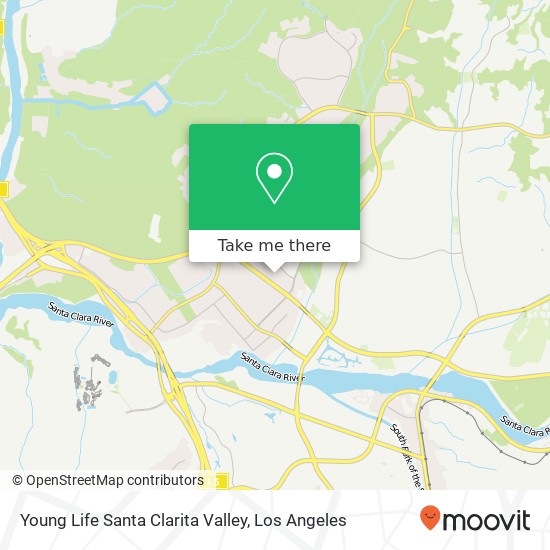 Mapa de Young Life Santa Clarita Valley