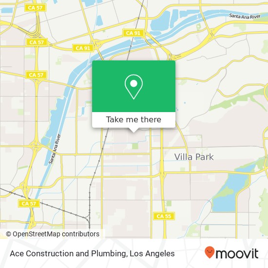 Ace Construction and Plumbing map