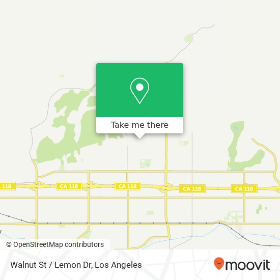 Walnut St / Lemon Dr map