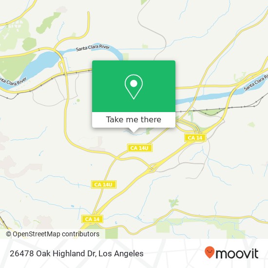 Mapa de 26478 Oak Highland Dr