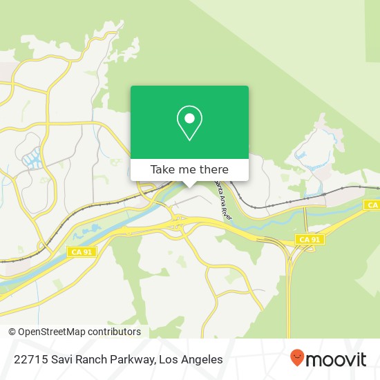22715 Savi Ranch Parkway map