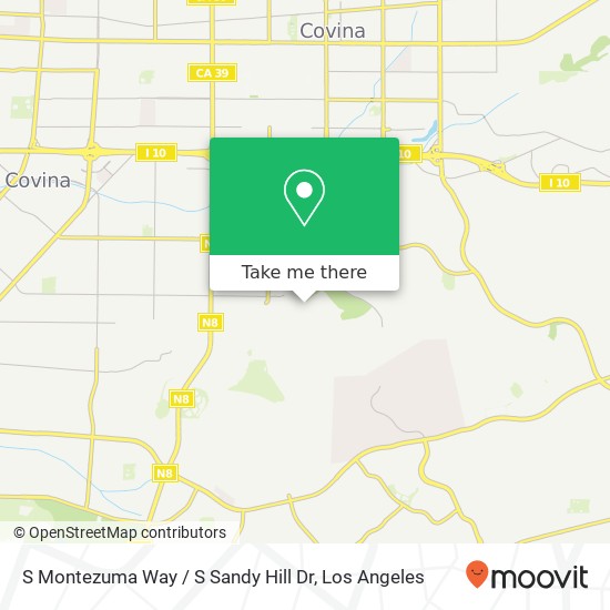 Mapa de S Montezuma Way / S Sandy Hill Dr