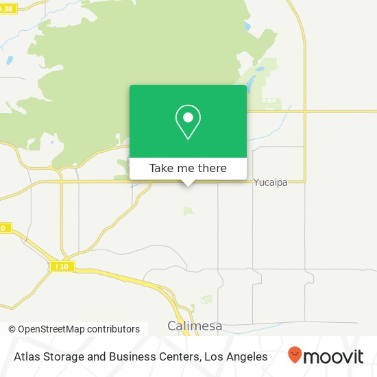 Mapa de Atlas Storage and Business Centers