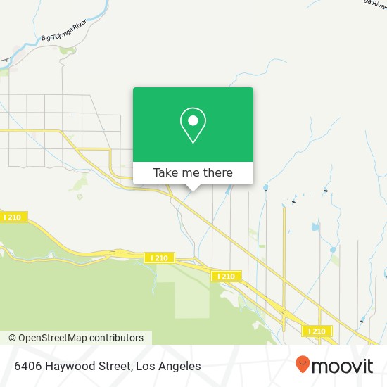 Mapa de 6406 Haywood Street