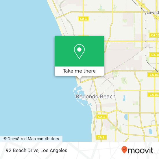 92 Beach Drive map