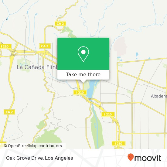 Oak Grove Drive map