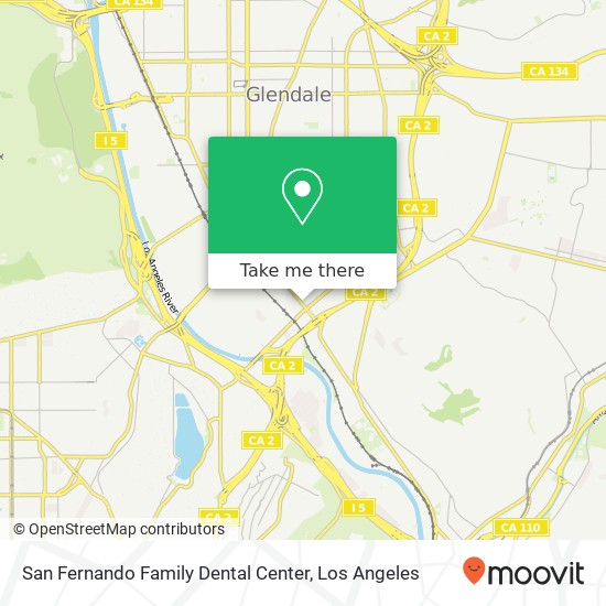 Mapa de San Fernando Family Dental Center
