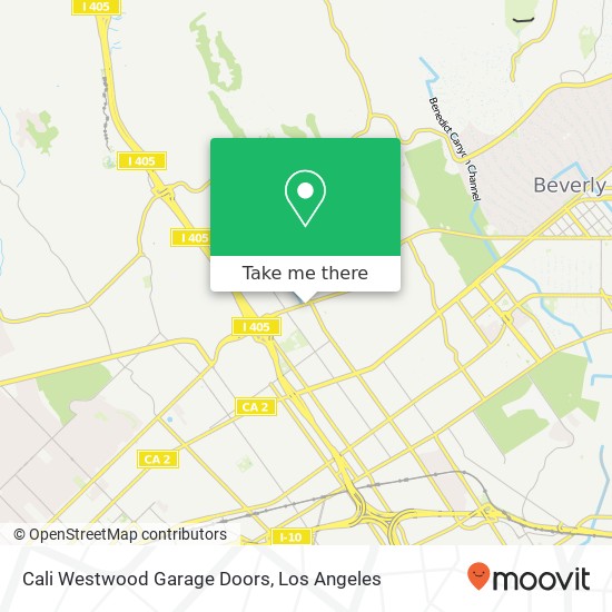 Mapa de Cali Westwood Garage Doors