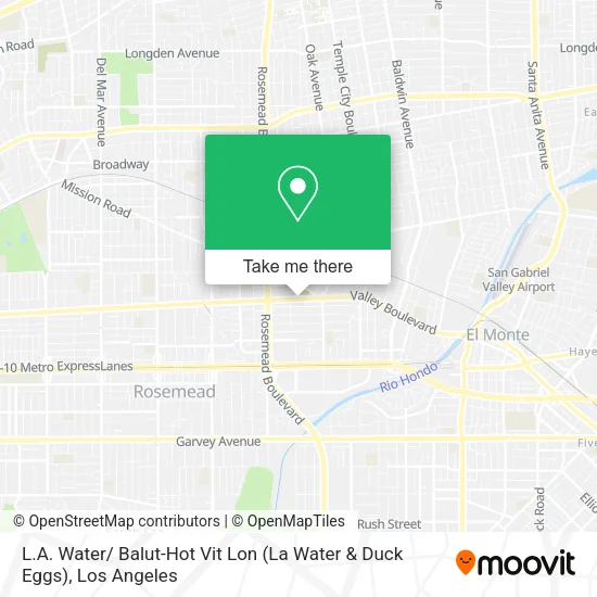 L.A. Water/ Balut-Hot Vit Lon (La Water & Duck Eggs) map