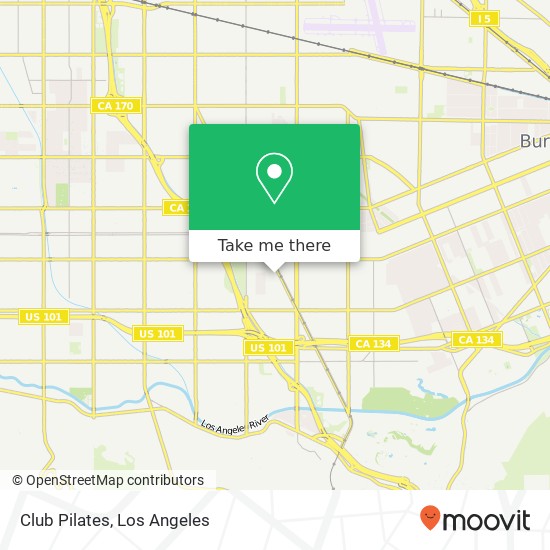 Club Pilates map