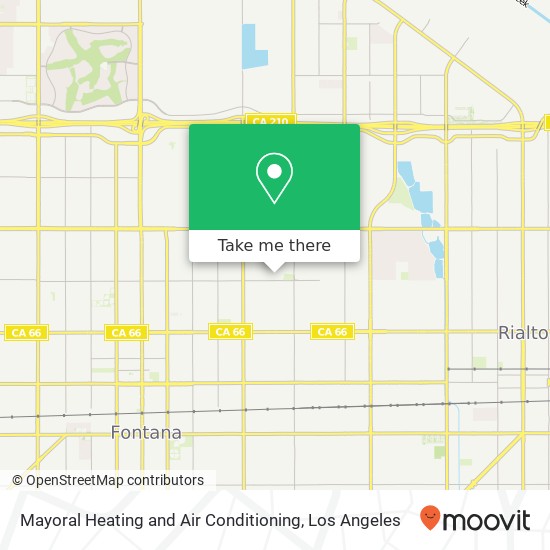 Mayoral Heating and Air Conditioning map