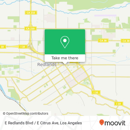 E Redlands Blvd / E Citrus Ave map