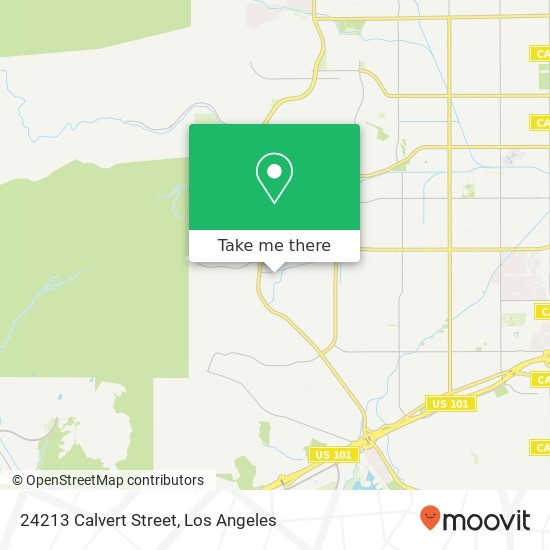 24213 Calvert Street map