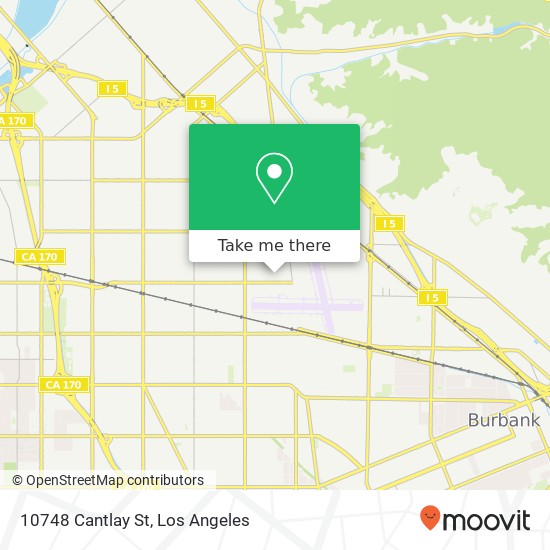 10748 Cantlay St map