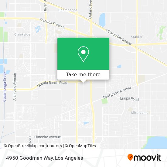 Mapa de 4950 Goodman Way