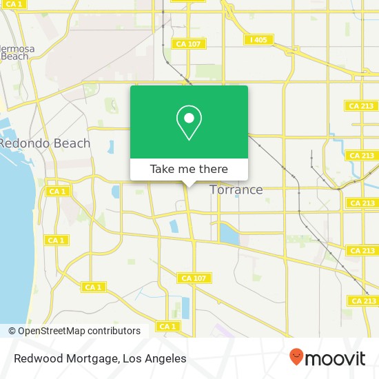 Redwood Mortgage map