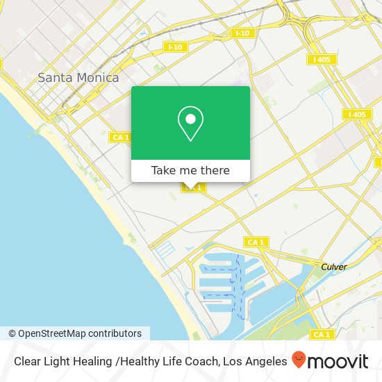 Clear Light Healing /Healthy Life Coach map