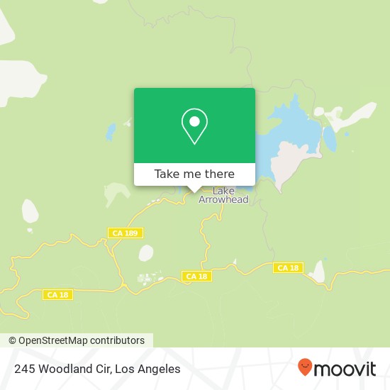 Mapa de 245 Woodland Cir