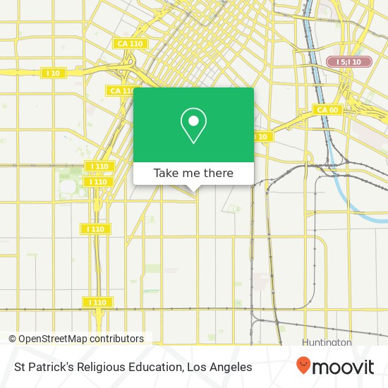 St Patrick's Religious Education map