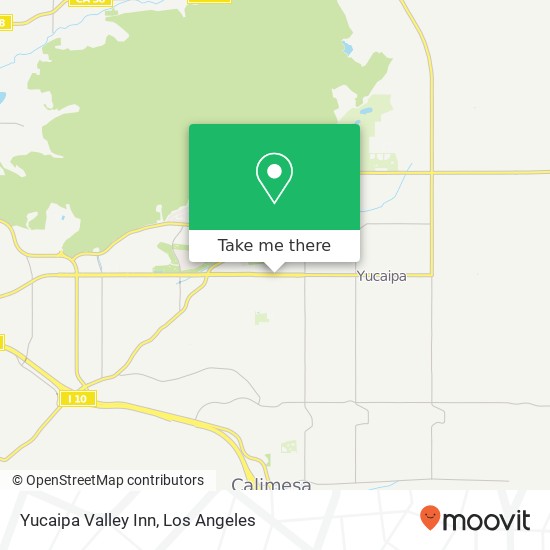 Yucaipa Valley Inn map
