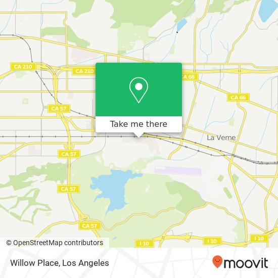 Mapa de Willow Place