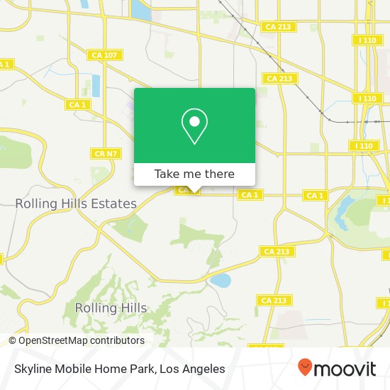 Skyline Mobile Home Park map