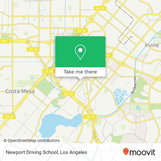 Mapa de Newport Driving School