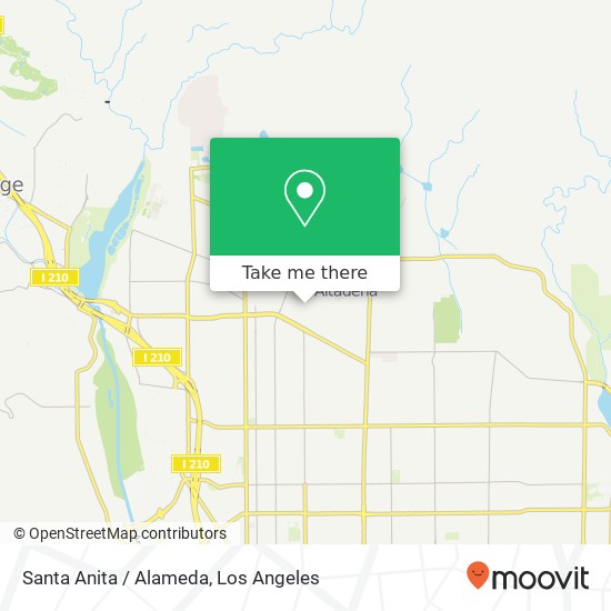 Santa Anita / Alameda map