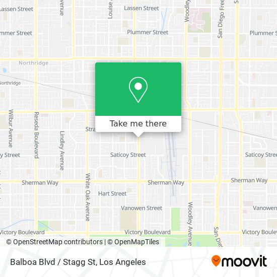 Balboa Blvd / Stagg St map