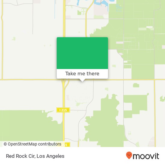 Red Rock Cir map