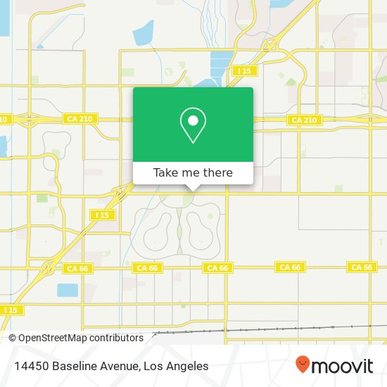 14450 Baseline Avenue map