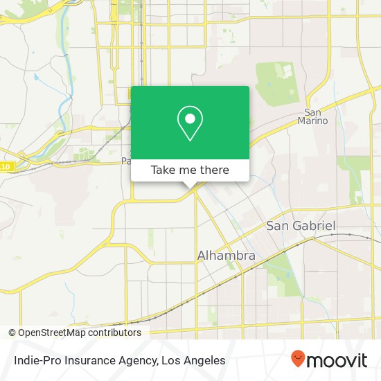 Indie-Pro Insurance Agency map