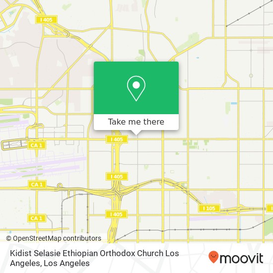 Kidist Selasie Ethiopian Orthodox Church Los Angeles map