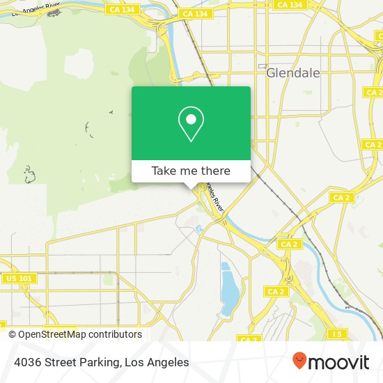 4036 Street Parking map