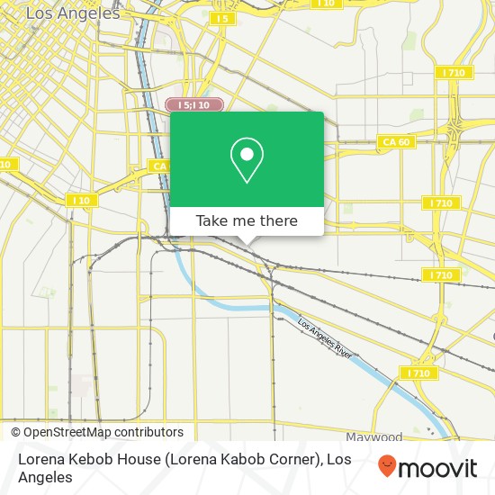 Mapa de Lorena Kebob House (Lorena Kabob Corner)